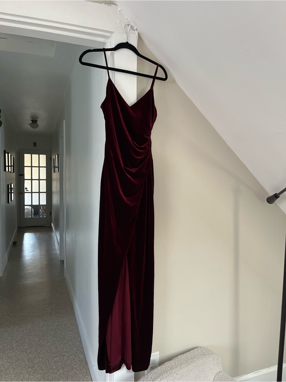 Betsy & Adam Velour Dress